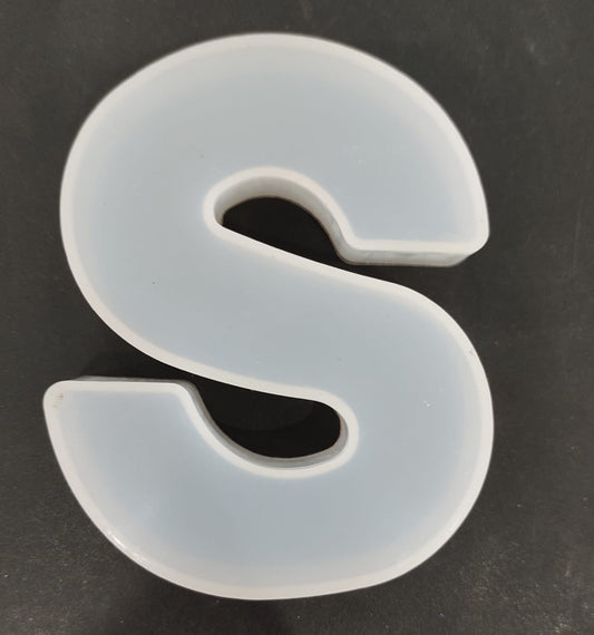 Alphabet 4 Inch Deep Mould-''S''