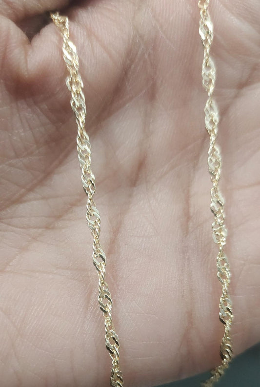 Anti Tarnish Golden Chain-03