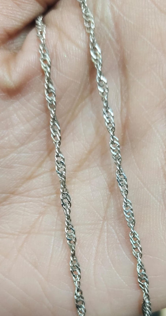 Anti Tarnish Antic Silver Chain-06