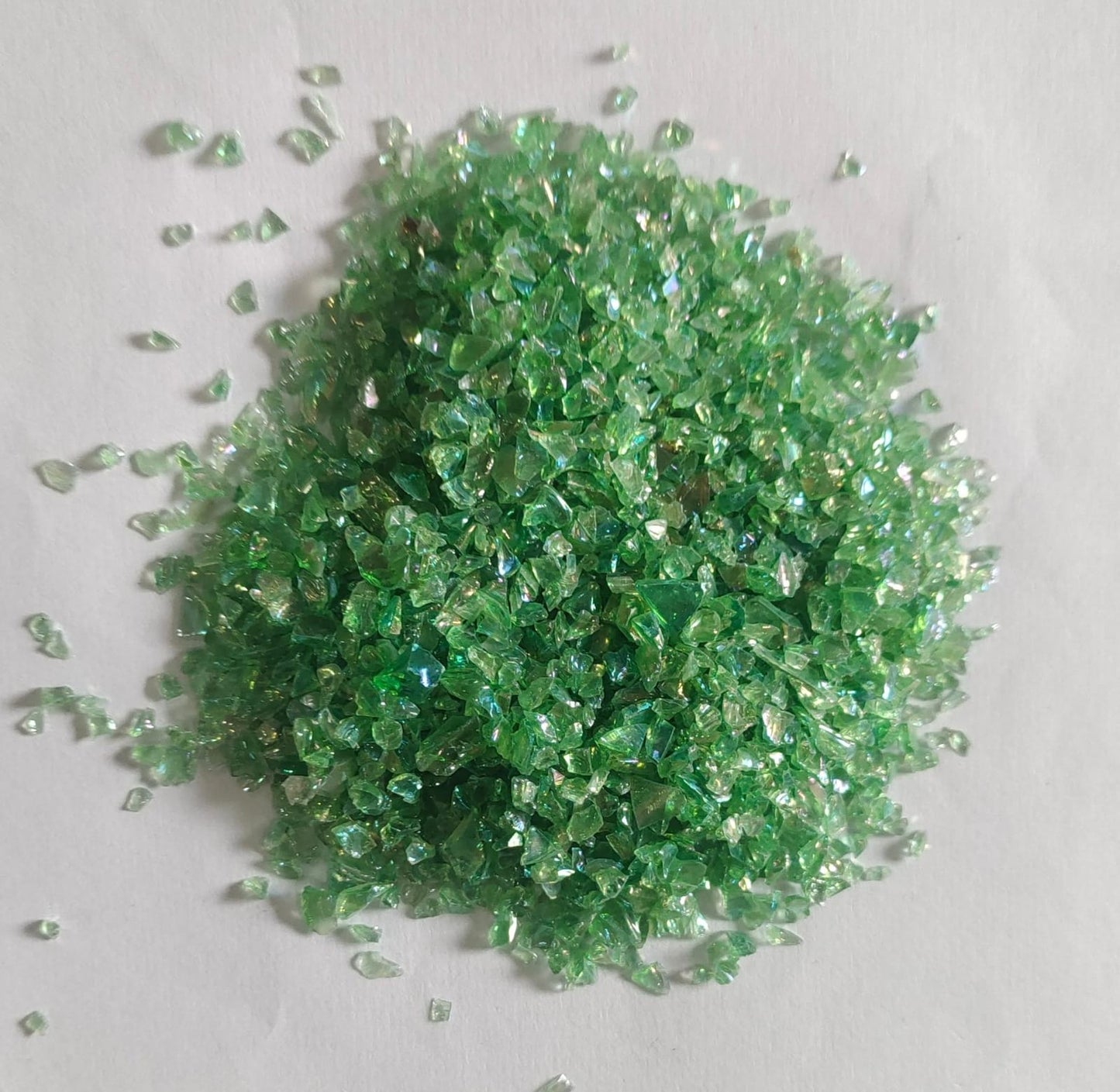 Holographic Light Green color stone