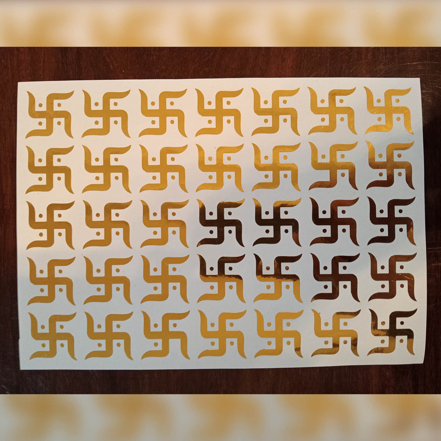 Vinyl Sticker Sheet - Swastik