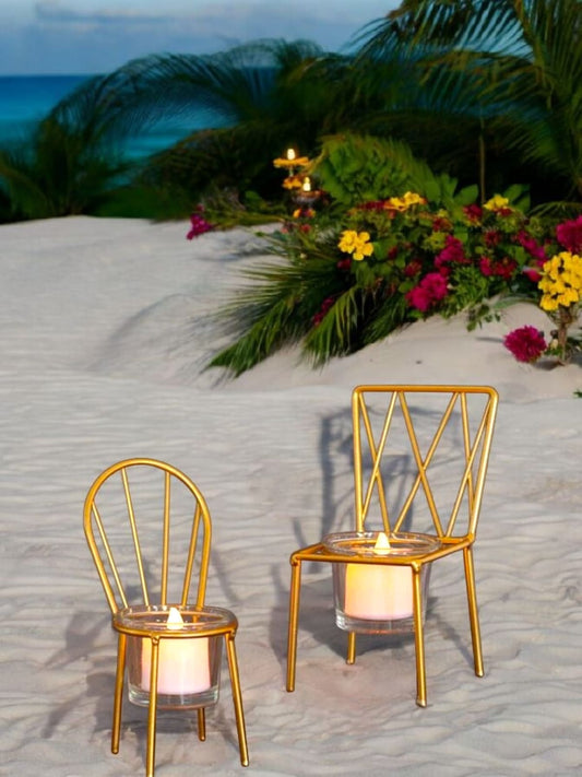 Chair set candle holder