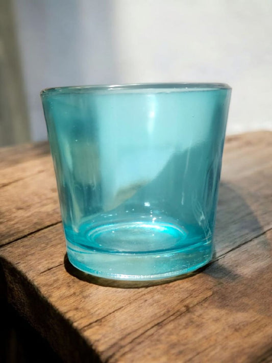 Candles Glass Jar-Turquoise