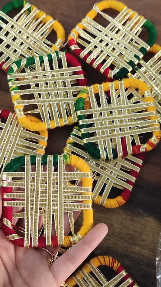 Multi Color Square Ring