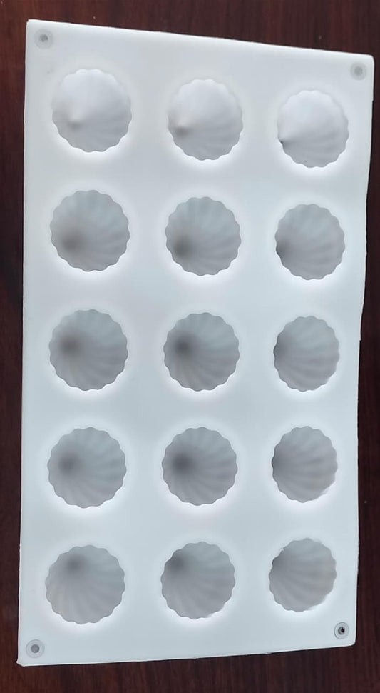 15 Cavity Modak Candle Mould