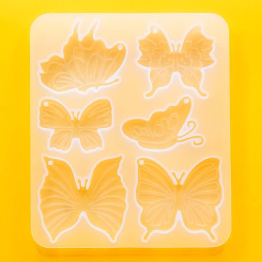 6 Cavity Butterfly Keychain Mould_01