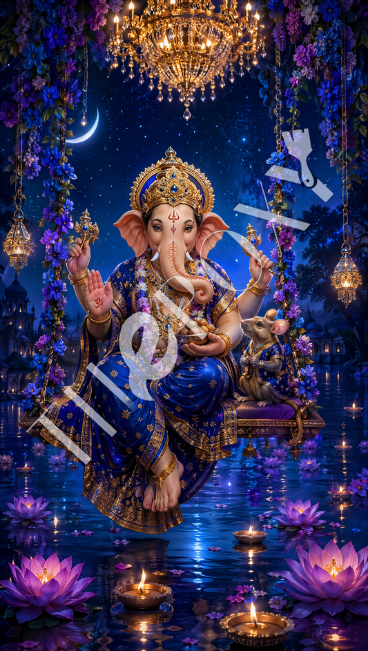 Ganesh G Digital Print _ G-4
