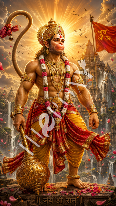 Hanuman G Digital Print _ H-1