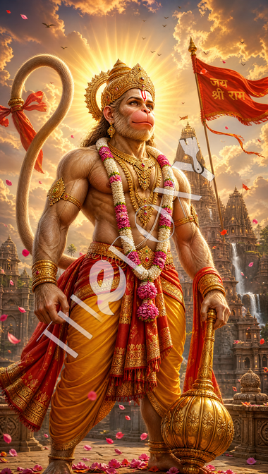 Hanuman G Digital Print _ H-2