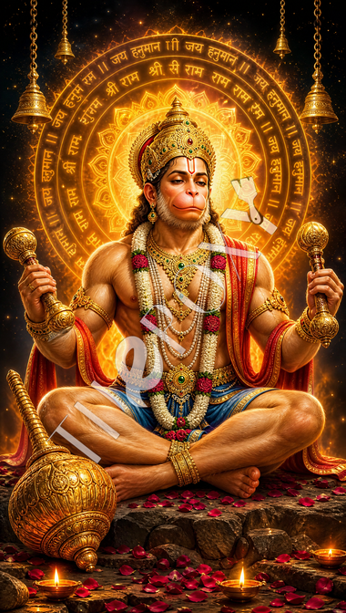 Hanuman G Digital Print _ H-6
