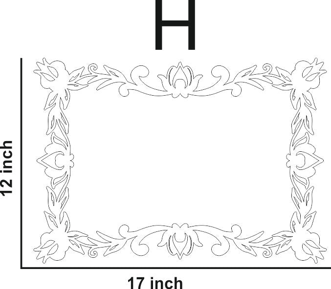 Acrylic Name Plate Design -H