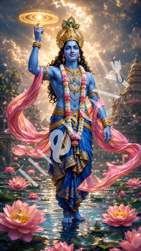 Krishna Digital Print _ K-14