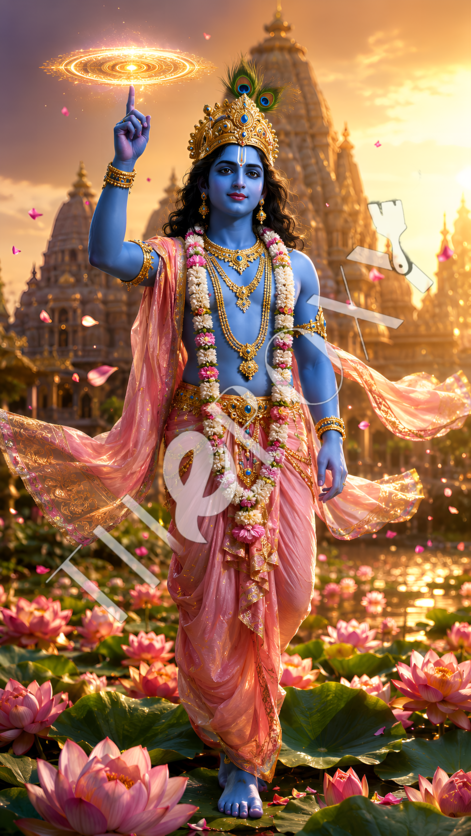 Krishna Digital Print _ K-4