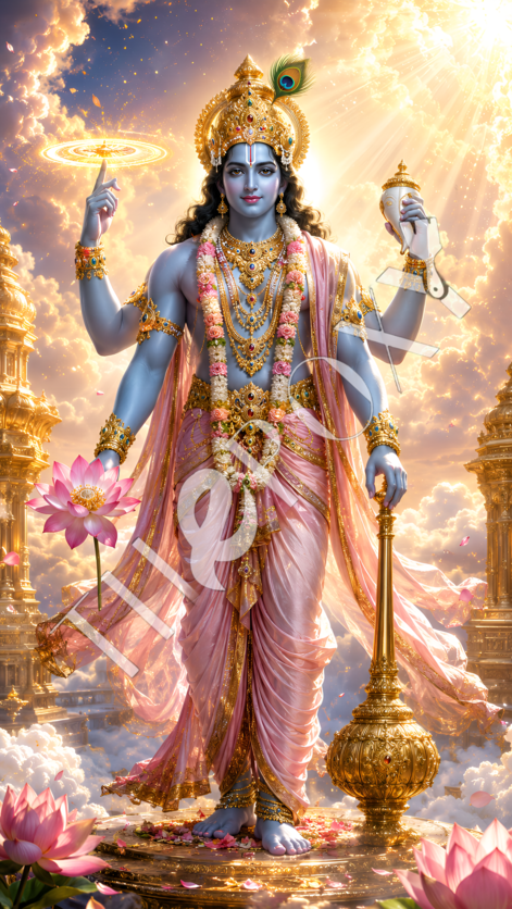 Krishna Digital Print _ K-8