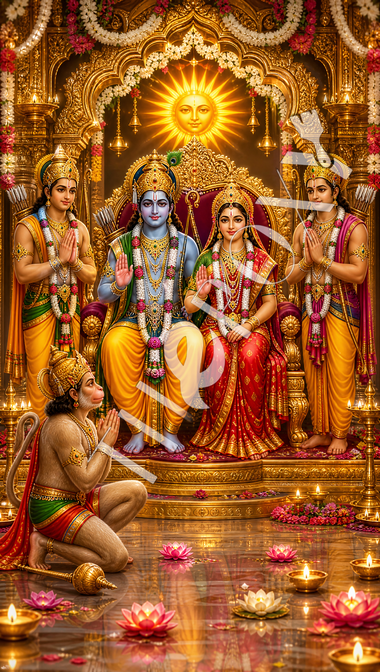 Sita ram Digital Print _ RAM-2