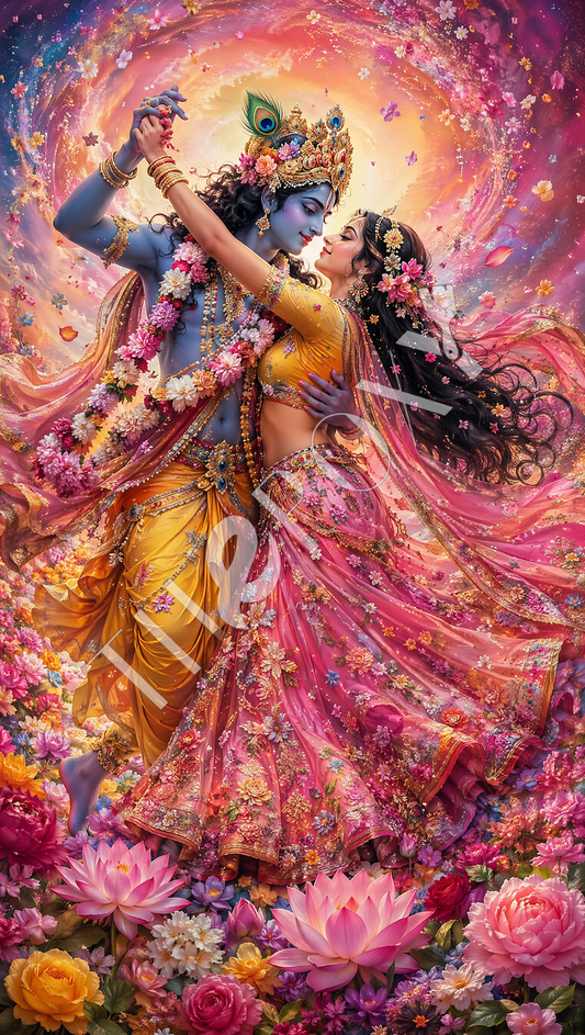 Radha krishna Digital Print _ RK-13