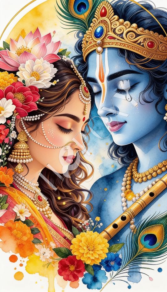 Radha krishna Digital Print _ RK-19