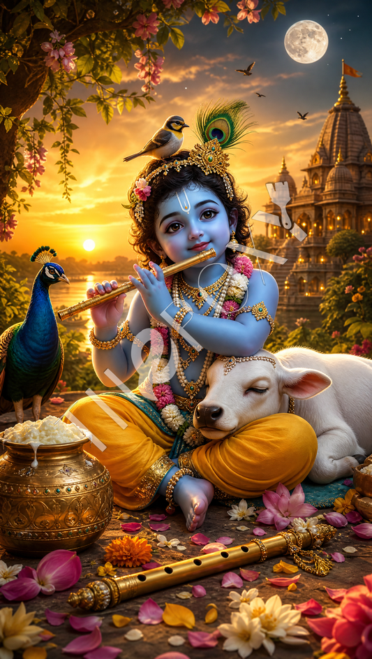 Radha krishna Digital Print _ RK-2