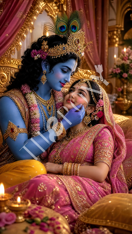 Radha krishna Digital Print _ RK-4