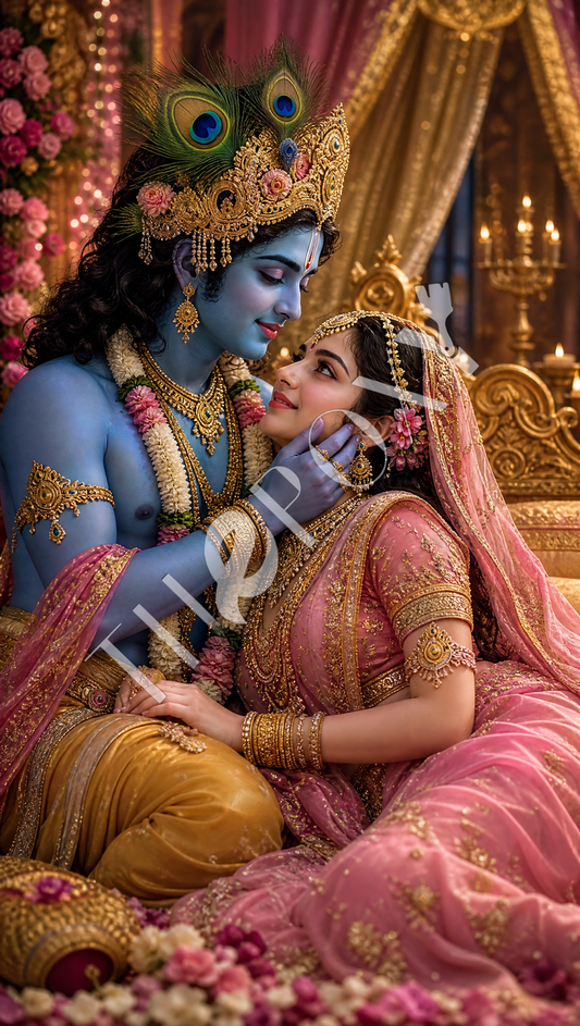 Radha krishna Digital Print _ RK-7