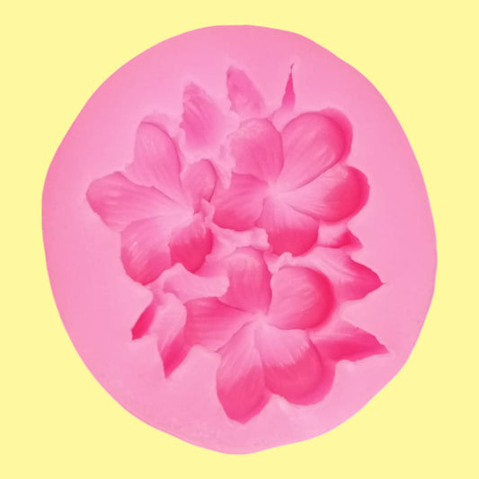 3 cavity Flower mould