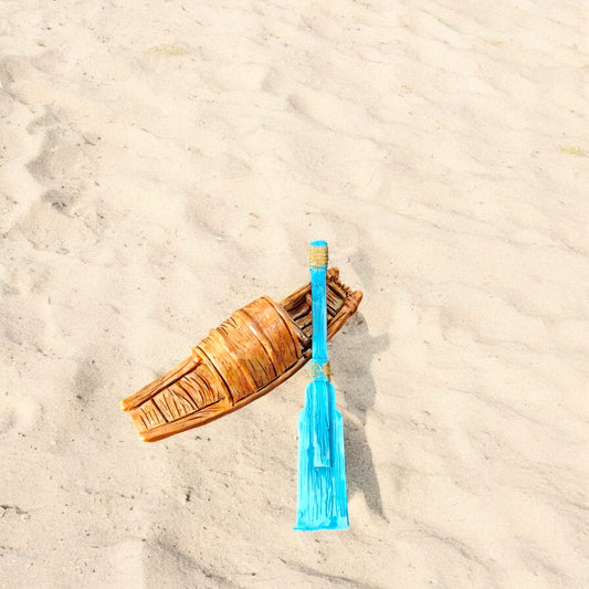 Brown Boat with Ores