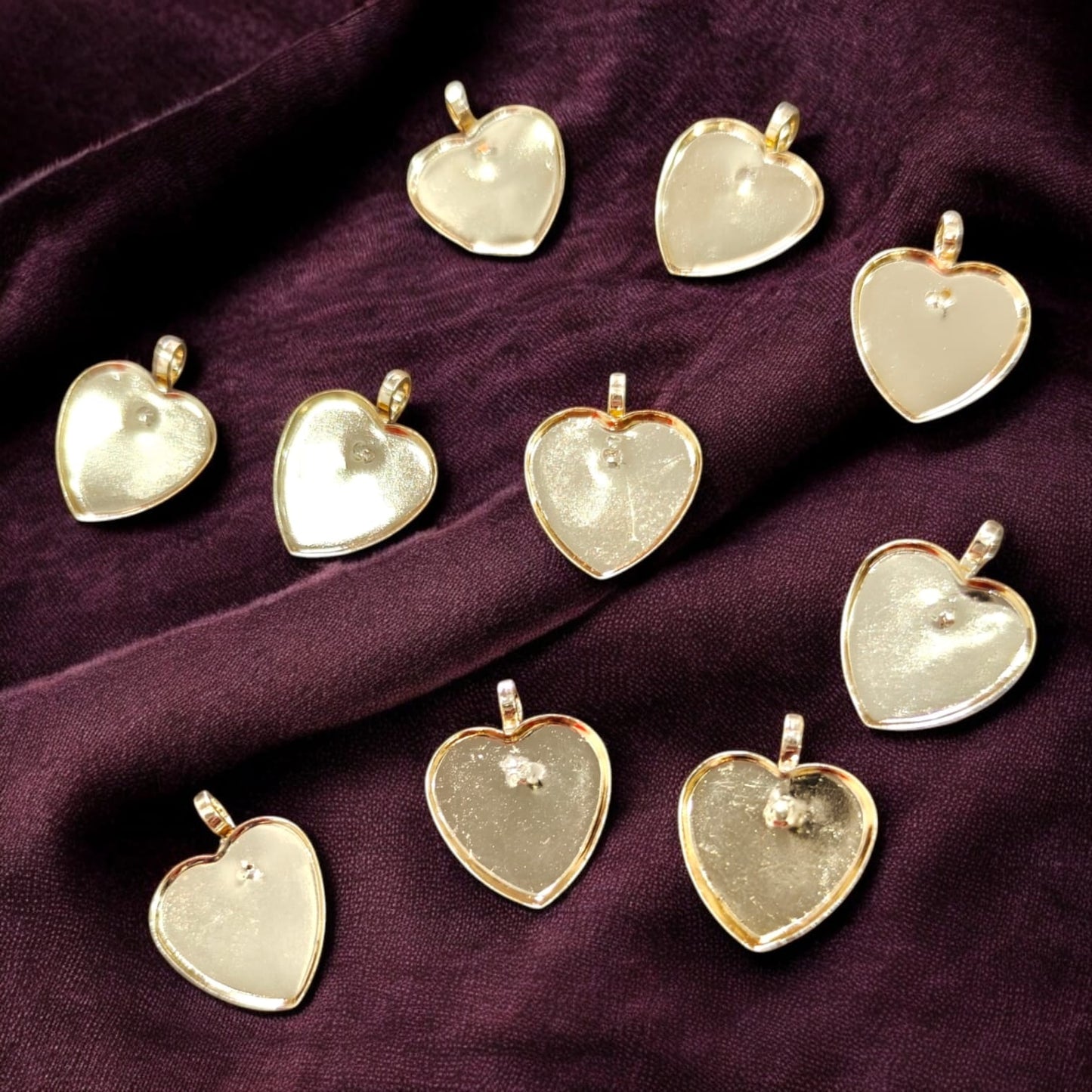 Mini Heart Pendant- Golden