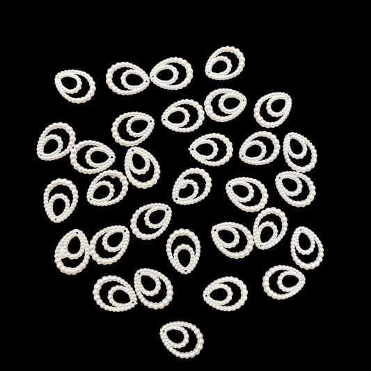 Oval Shape White Pearl Ring