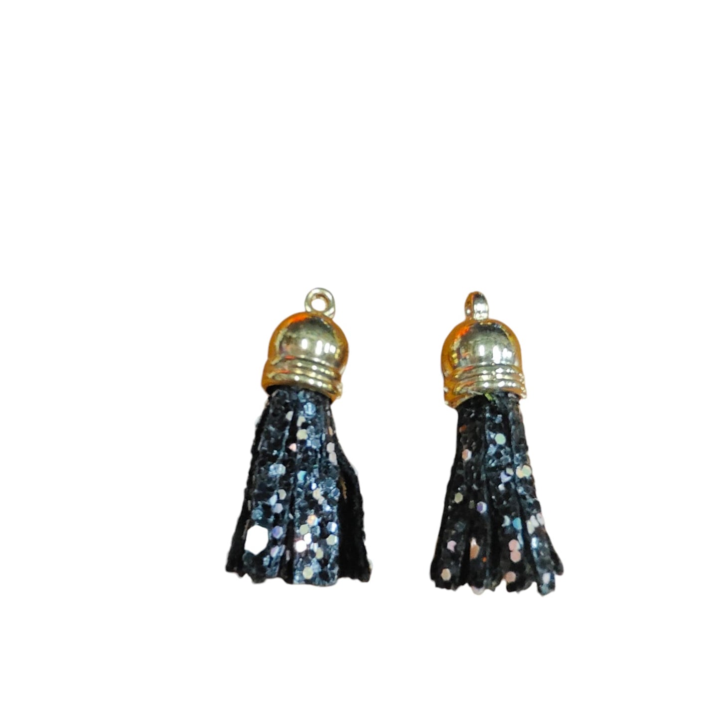 Gold cap Tassels-Black