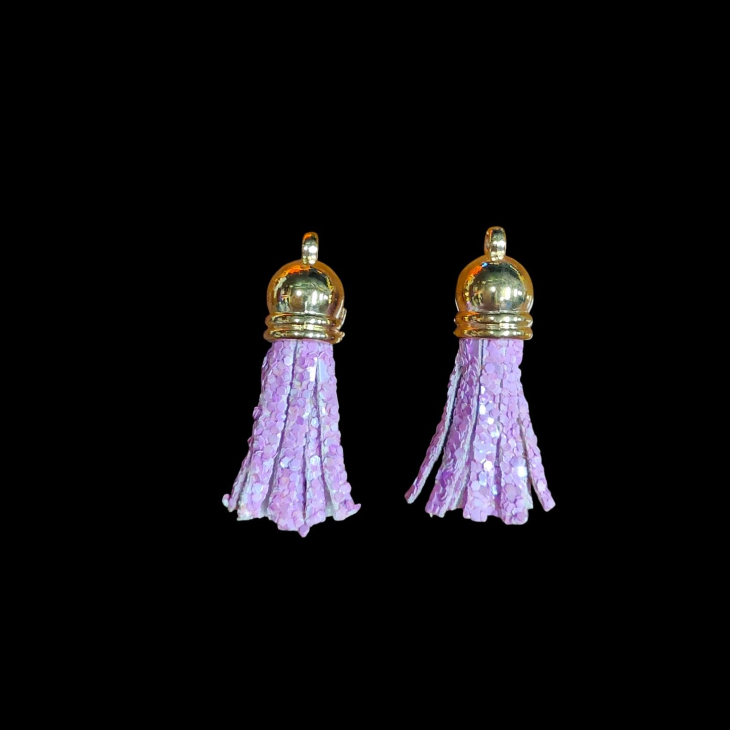 Gold cap Tassels-Purple
