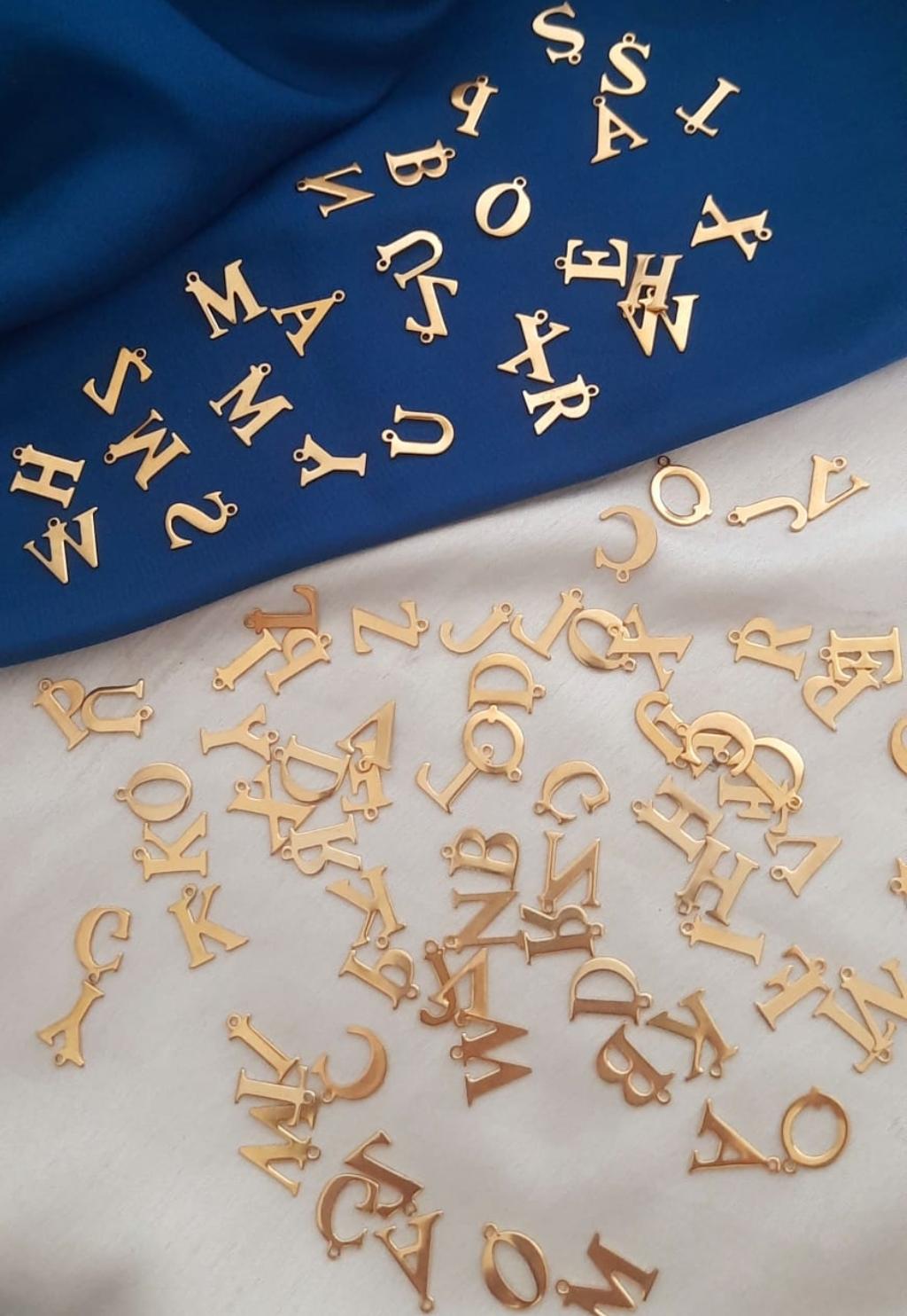 Alphabet Charm Anti Tarnish