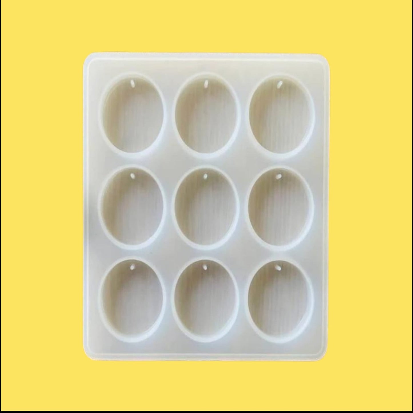 9 Cavity round Keychain Mould
