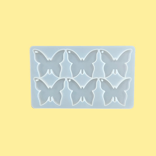6 Cavity Butterfly Keychain Mould_02