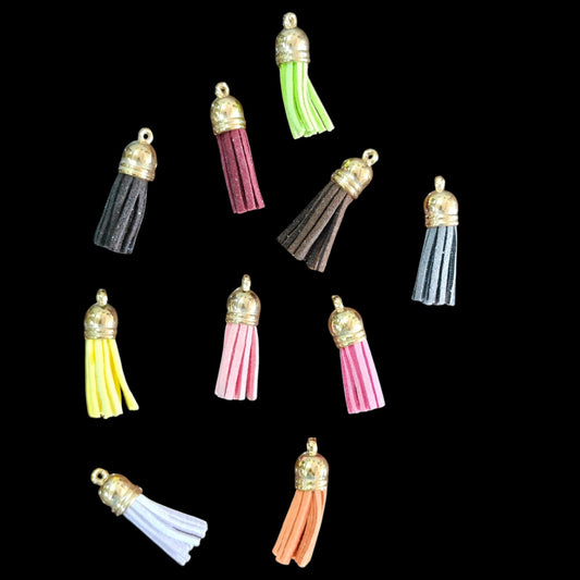 Multi Color Gold cap Tassels