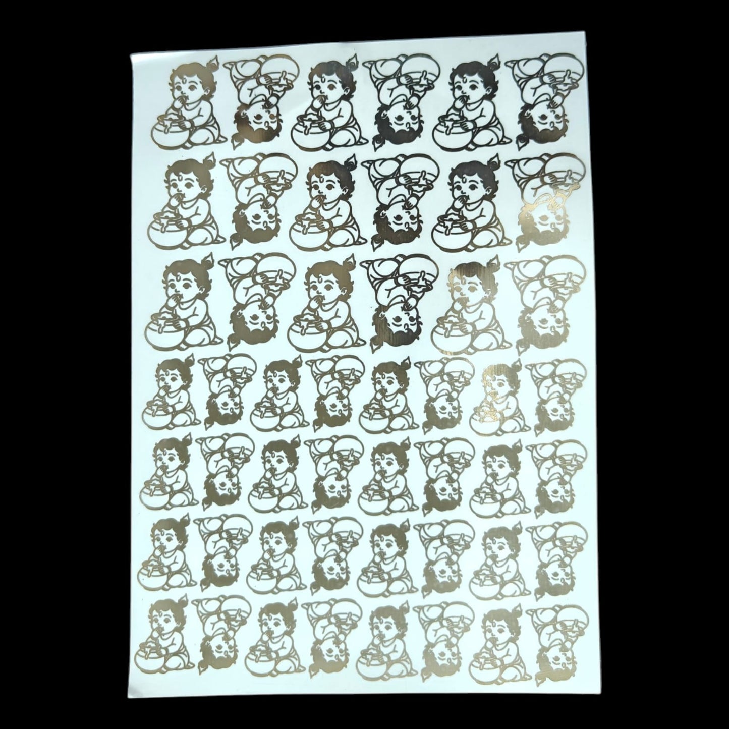 Krishna Ji Matellic Sheet