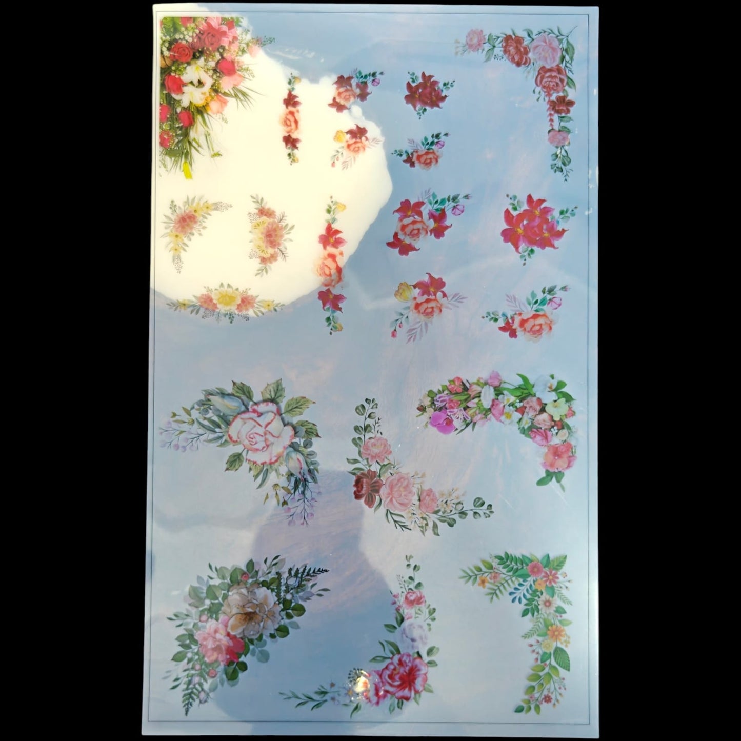 Flower Corner Insert Sheet