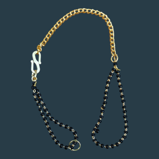 Black pearl Bracelet Chain