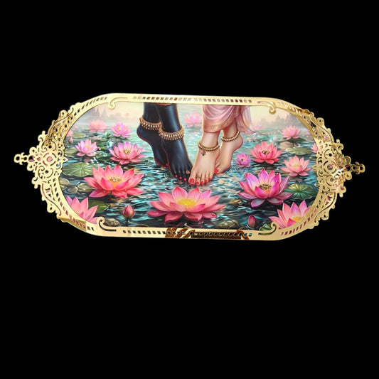 Acrylic Name Plate with printing Design -A