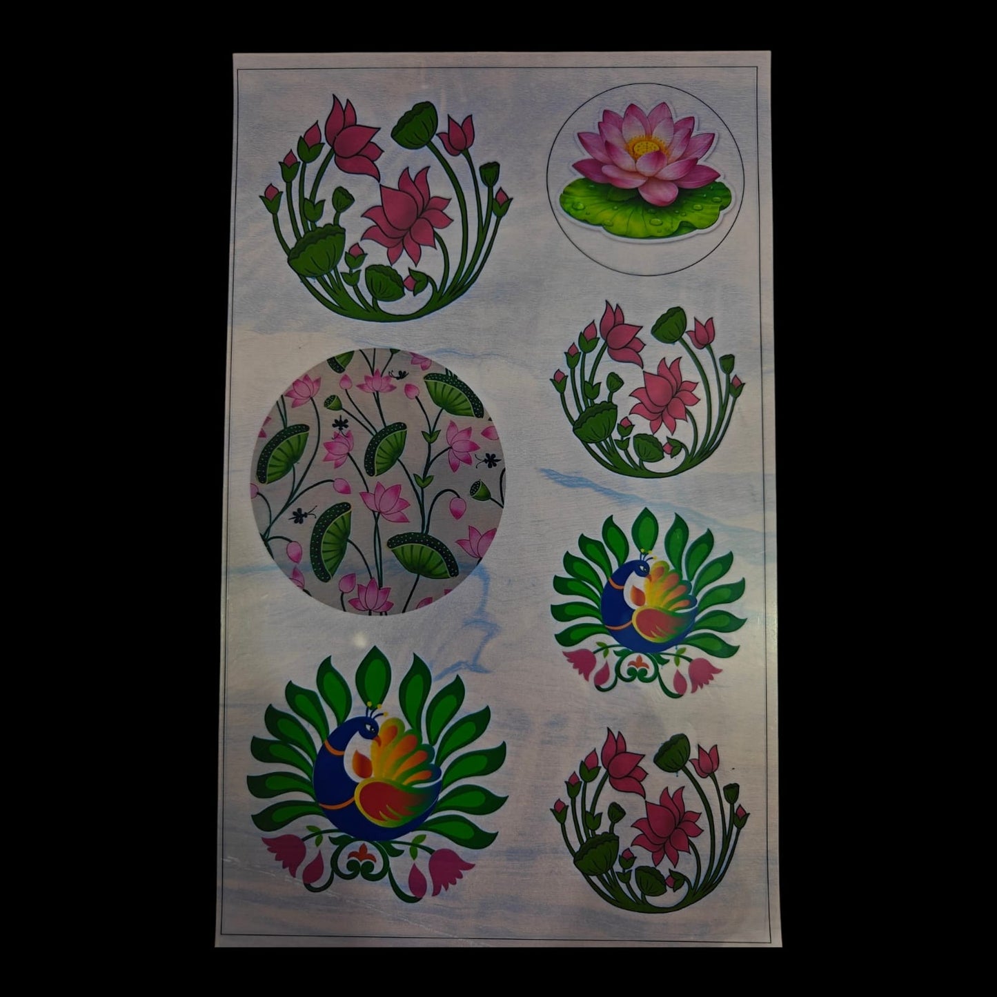 Mini thali insert sheet 4