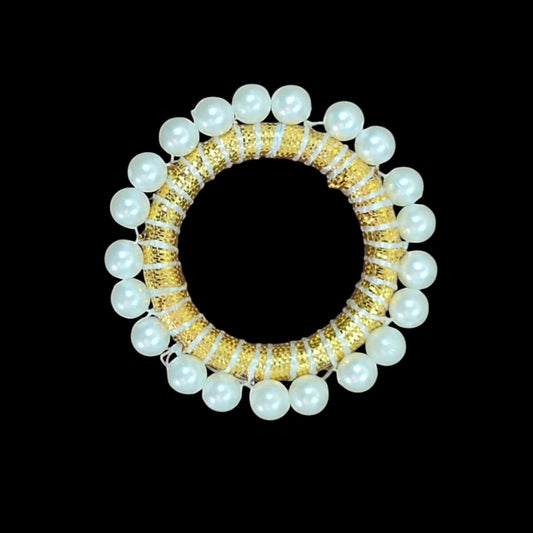 White Pearl Ring 1.5 inch