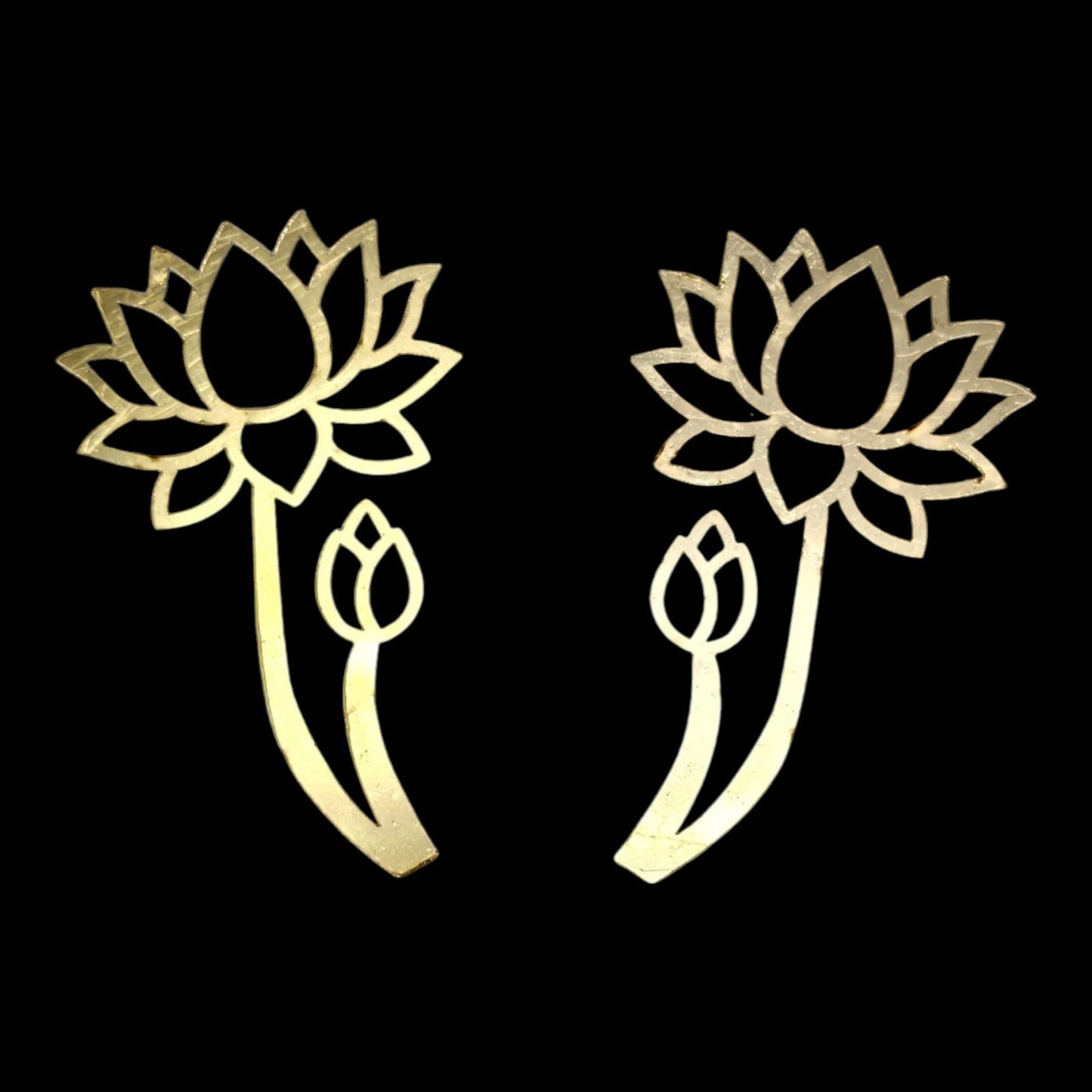Golden Lotus Acrylic 3