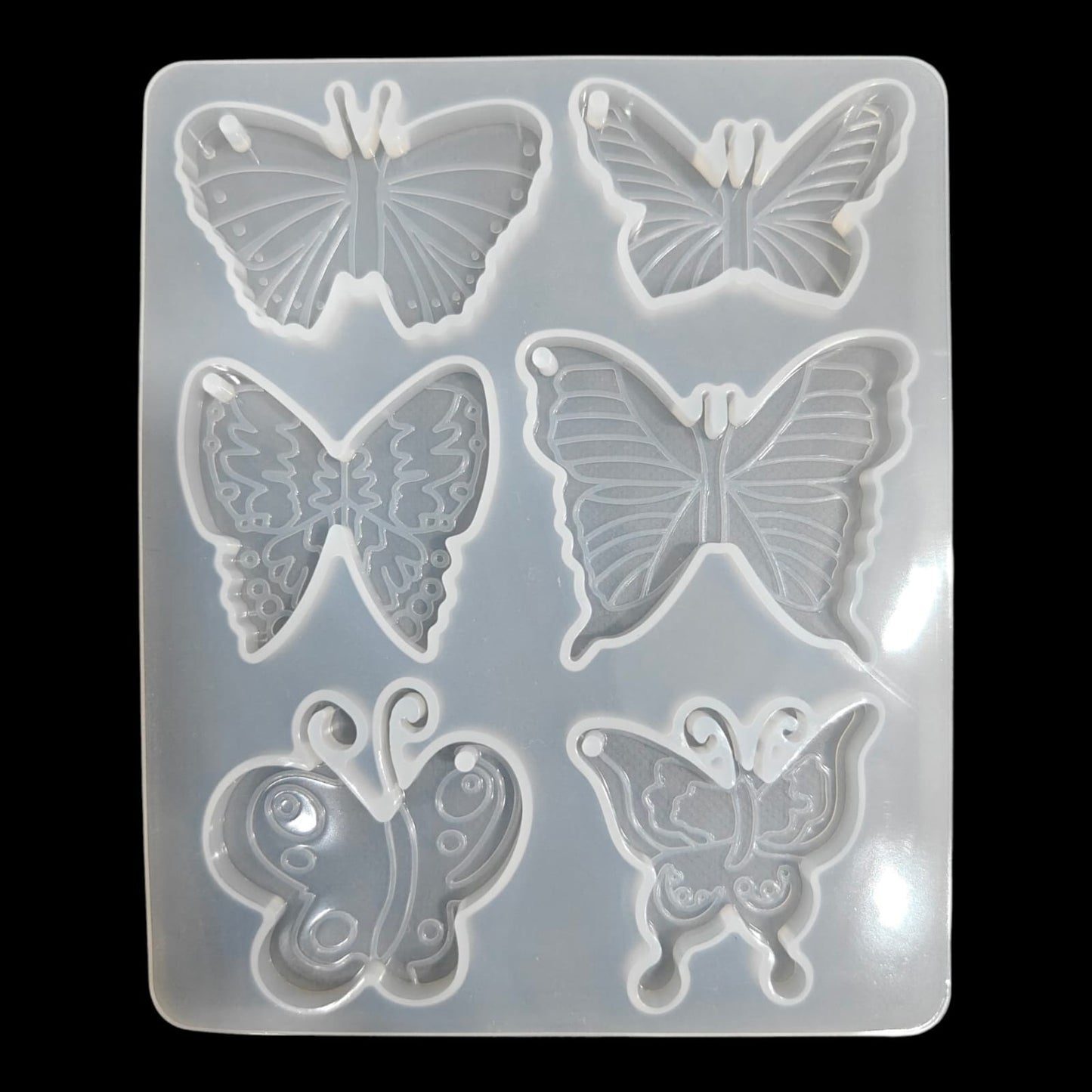 6 Cavity Butterfly Keychain Mould_04