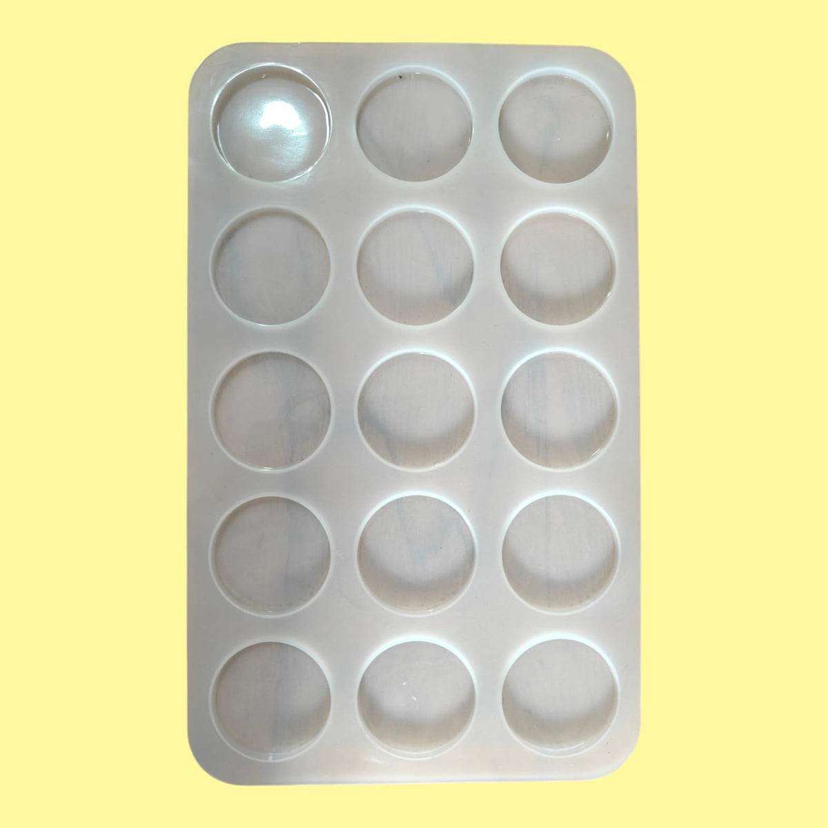15 Cavity Round Coster mould
