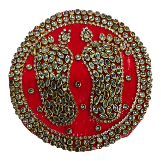 Laxmi ji Sharan Patch Round 4 Inch