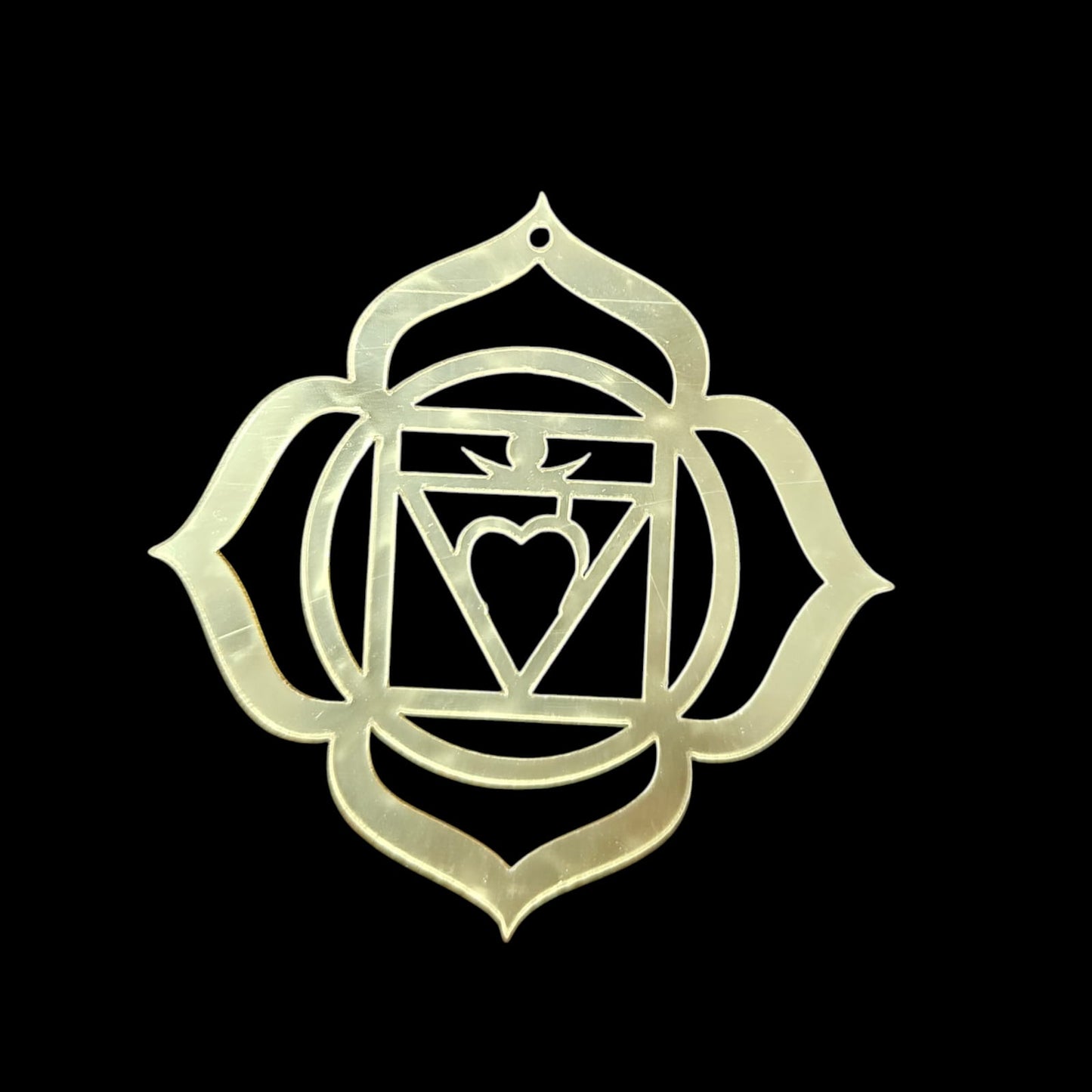 7 Chakra Golden Acrylic