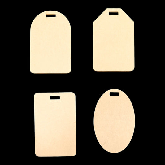 Clear Acrylic Luggage Tag-Mix Shape