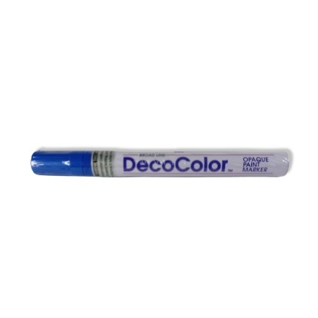 DecoColor Dark Blue Opaque Marker Broad Line