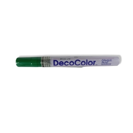 DecoColor Green Opaque Marker Broad Line