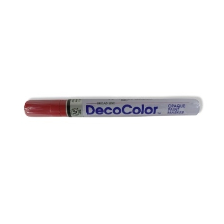 DecoColor Red Opaque Marker Broad Line