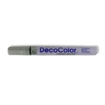 DecoColor Silver Opaque Marker Broad Line